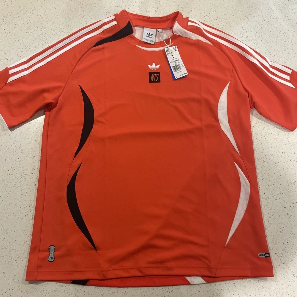 Adidas NTS Radio TG 2‎ Jersey Oversized Men's Size Large Bright Red JI5150 NWT